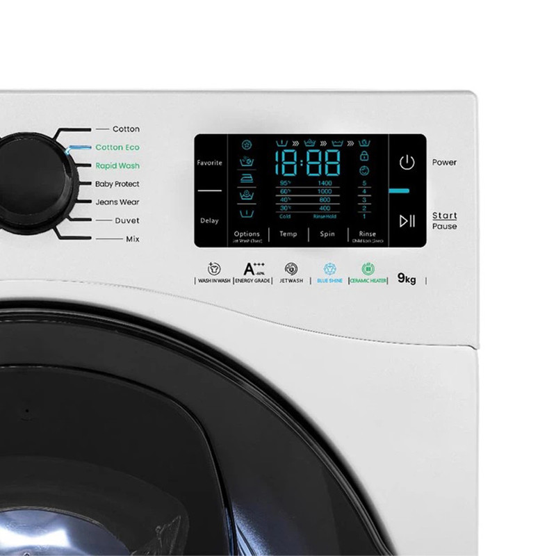 محصول نمونه تستی ماشین لباسشویی 9 کیلوگرم اتوماتیک اسنوا مدل SWM-F92W