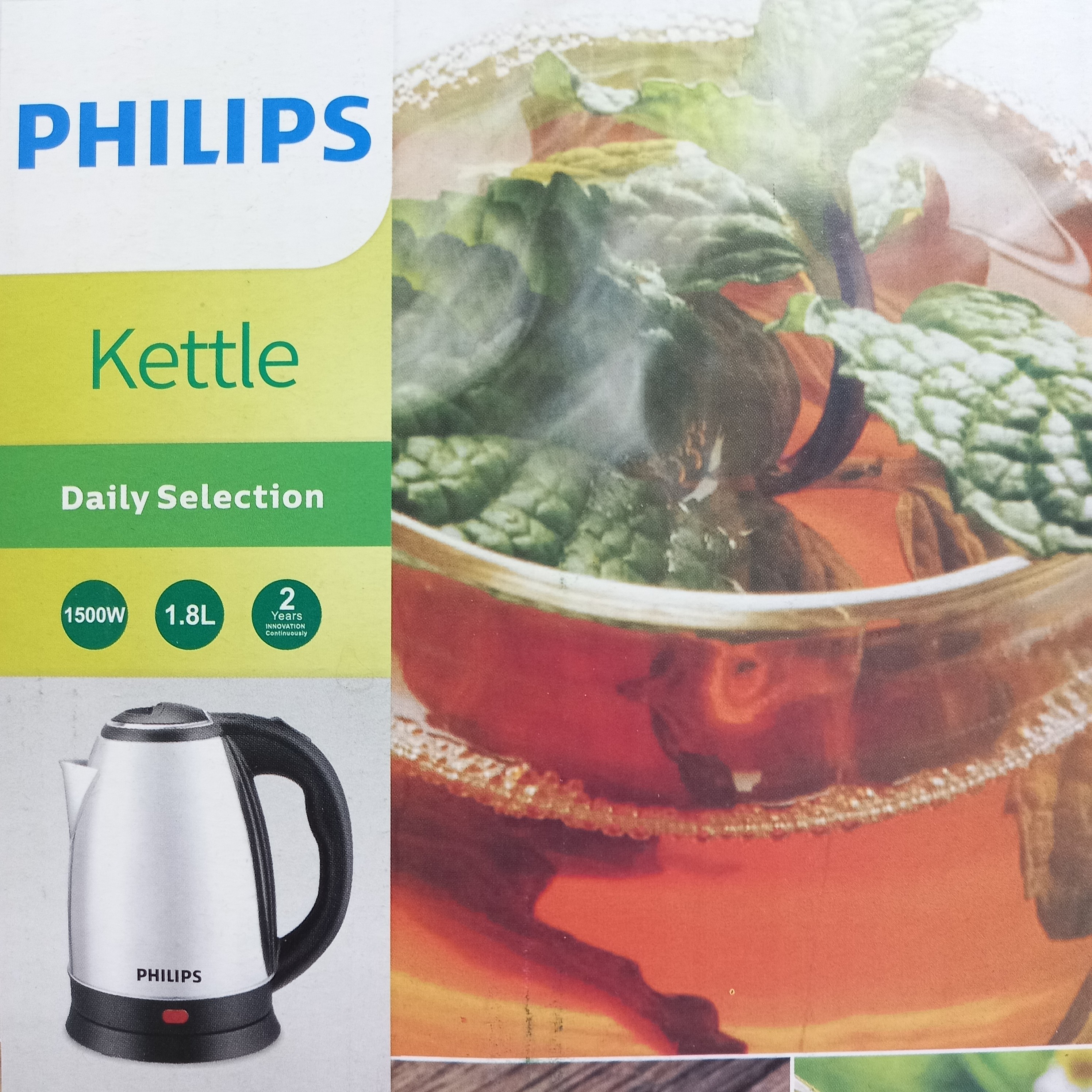 محصول نمونه تستی کتری برقی فیلیپس PHILIPS اصلی 1500 وات وارداتی استیل،کتر برقی استیل،کتری استیل فیلیپس،چای ساز برقی فیلیپس،پس کرایه